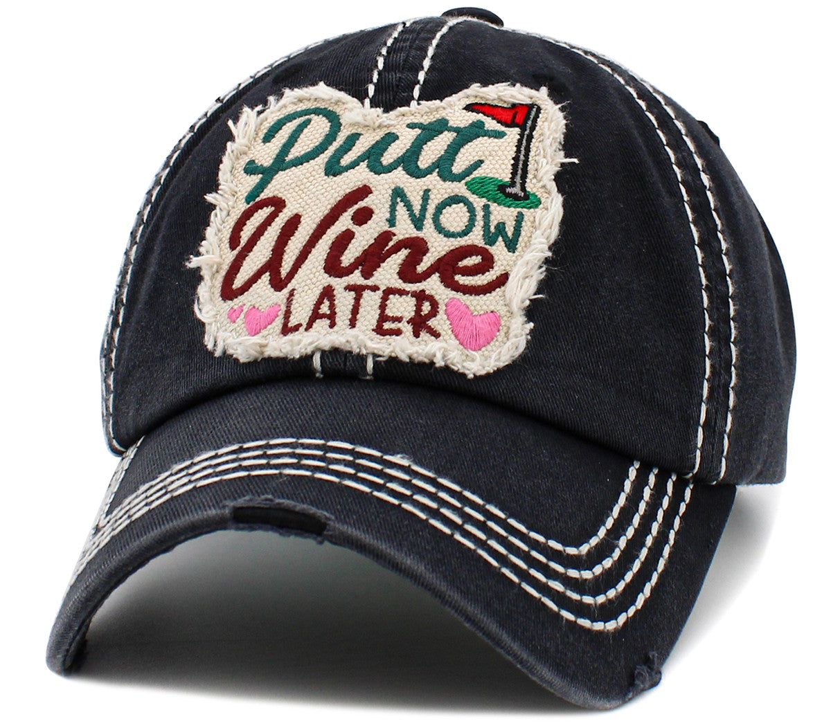 Putt Now Wine Later Hat