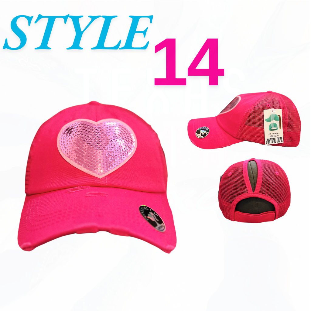 Texas Sistas Sequin Heart Patch Hats