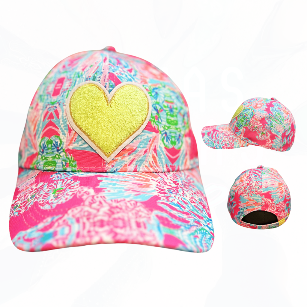 Texas Sistas FUZZY Heart Patch Hats