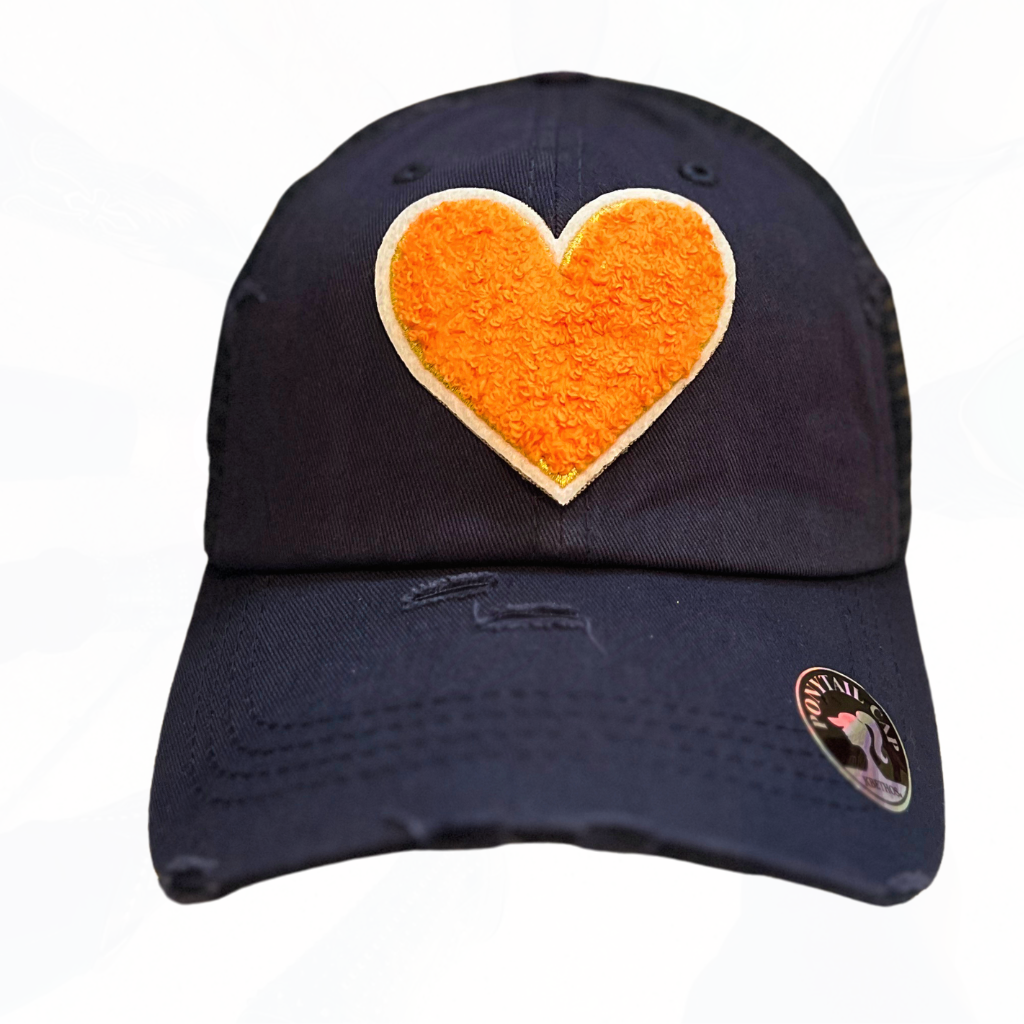 Texas Sistas FUZZY Heart Patch Hats