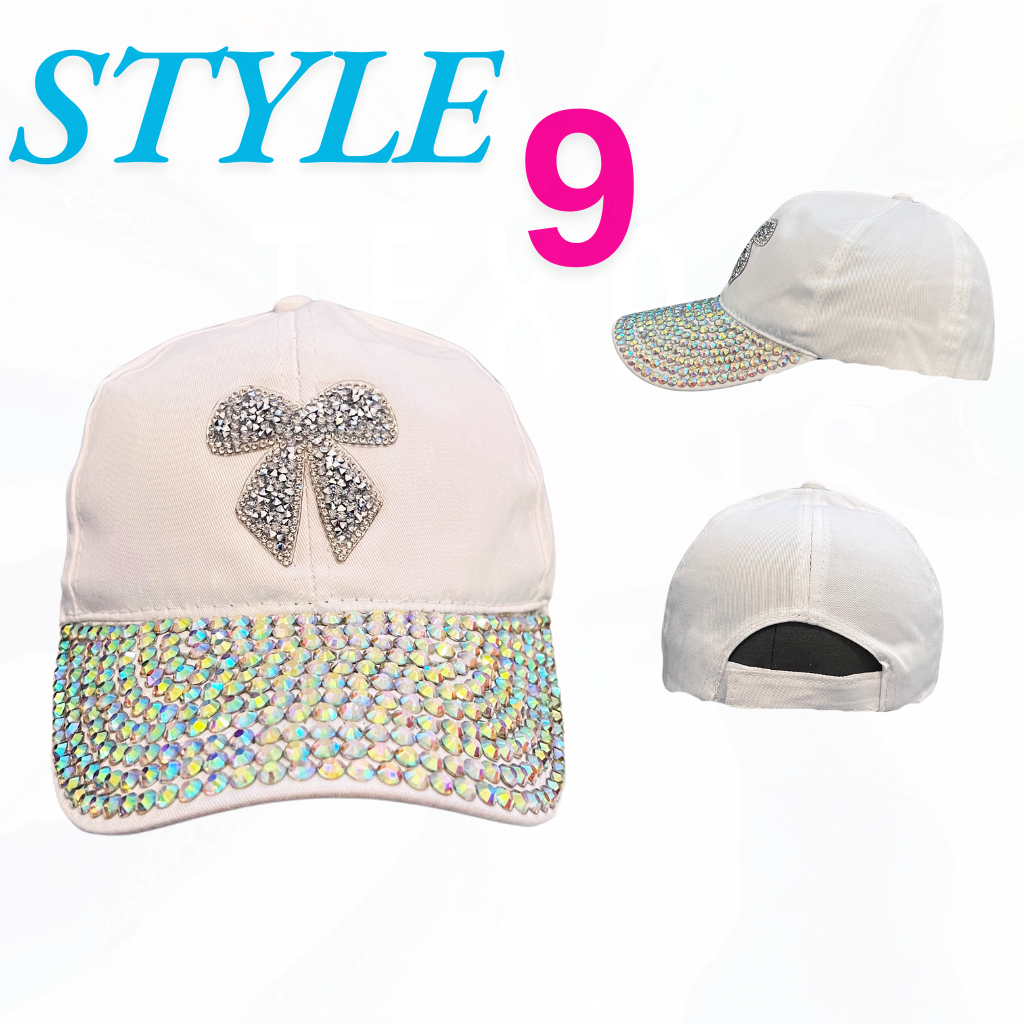 Texas Sistas Bling Bow Hats