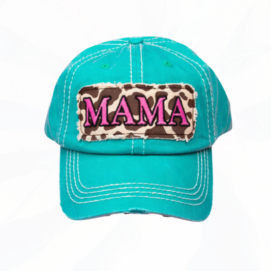 MAMA Leopard Patch Hat