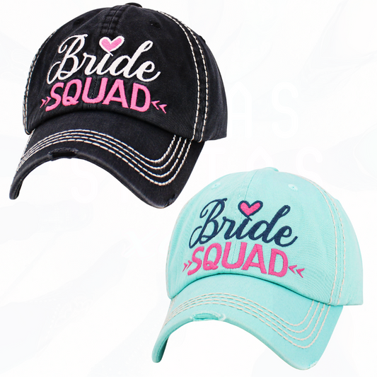 Bride Squad Hats - Turquoise or Black