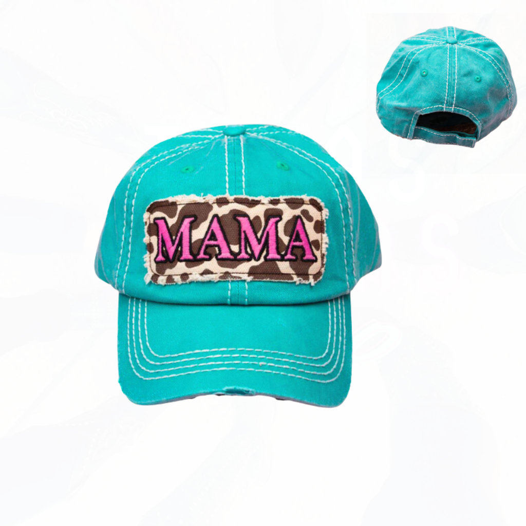 MAMA Leopard Patch Hat