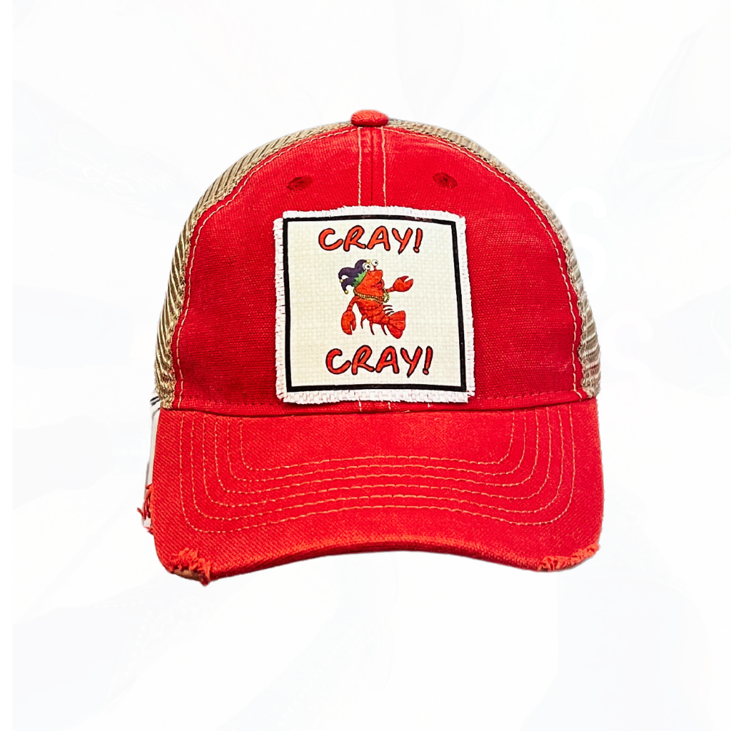 Fun Crawfish Season Trucker Hats - Lots of Colors & Designs