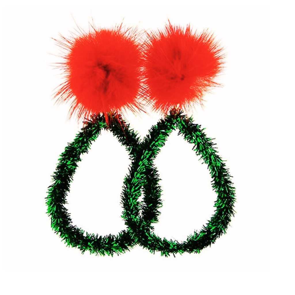 Fluffy Bling Christmas Earrings Collection