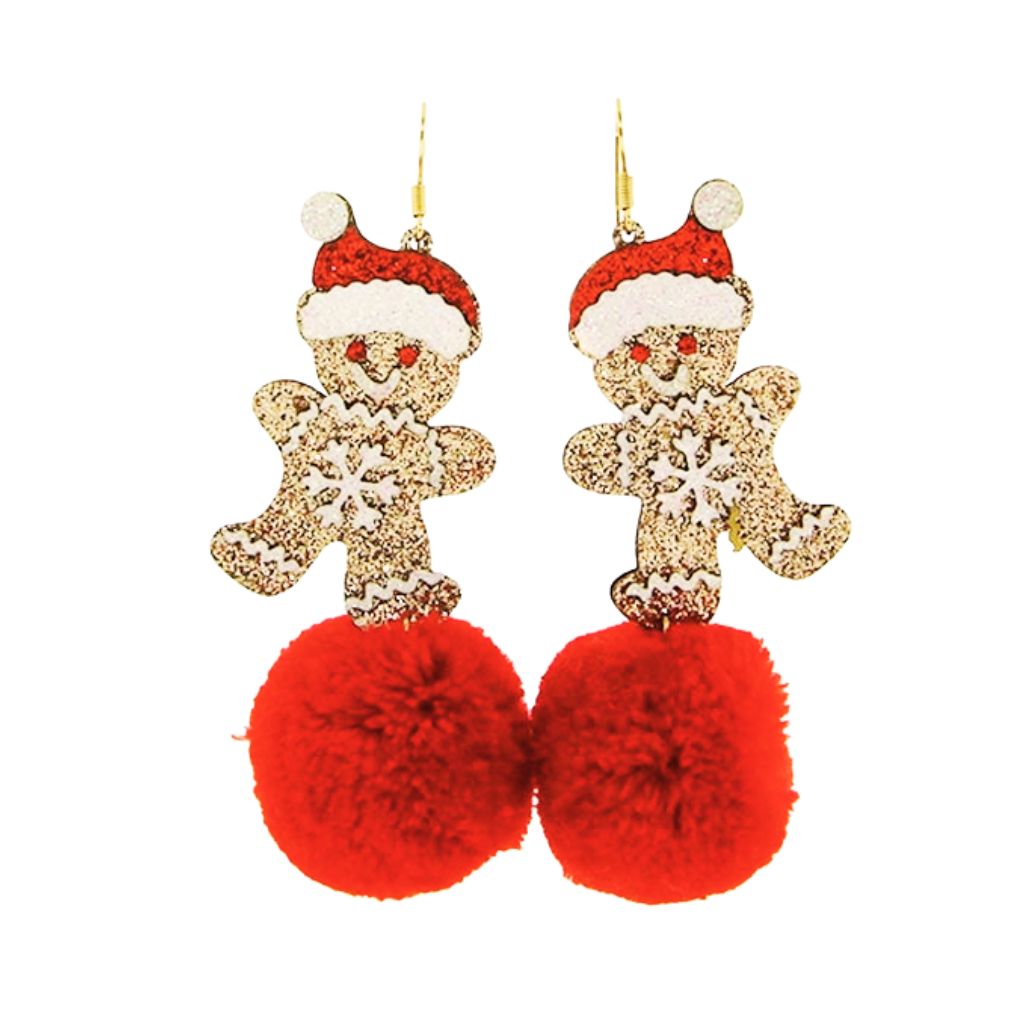 Fluffy Bling Christmas Earrings Collection