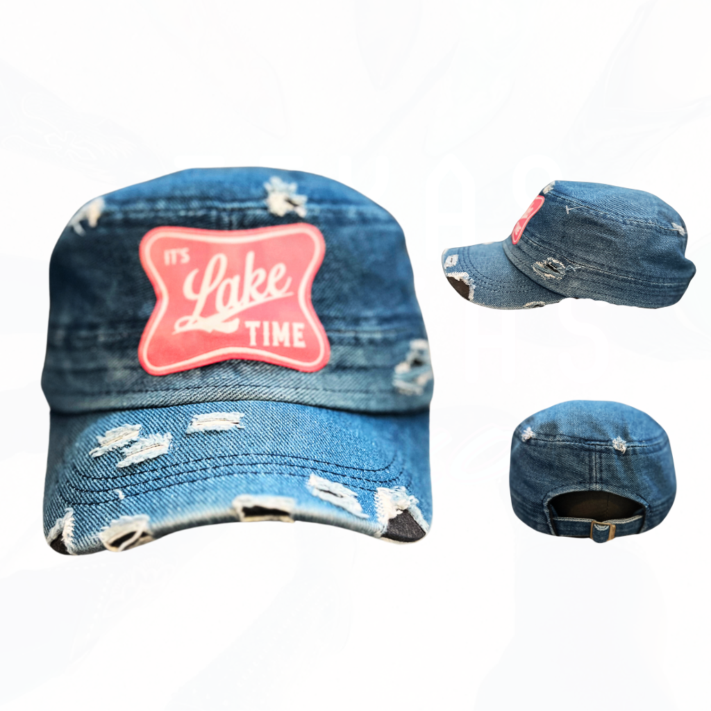 LAKE TIME DENIM CADET STYLE HAT