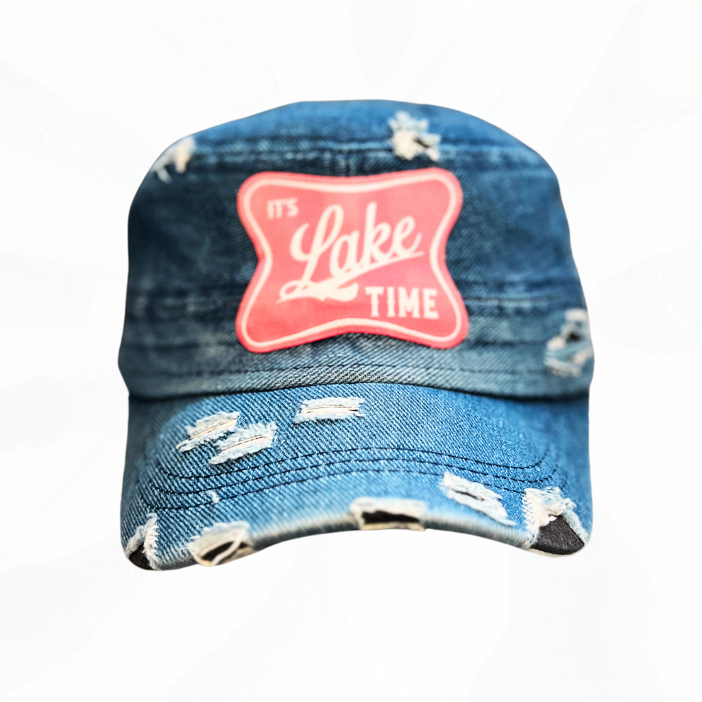 LAKE TIME DENIM CADET STYLE HAT