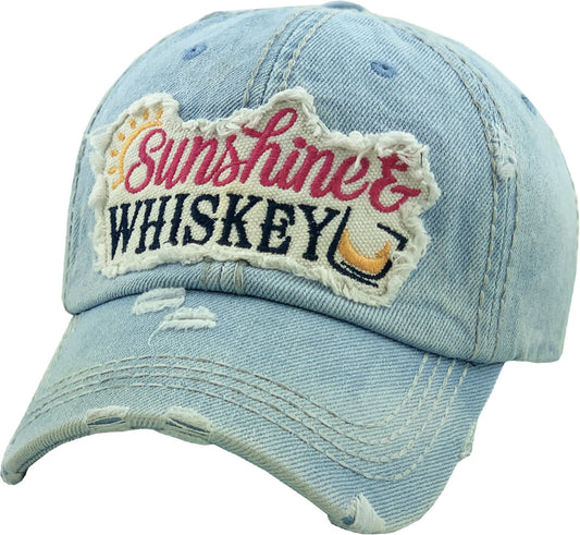 Sunshine & WHISKEY Denim Hat