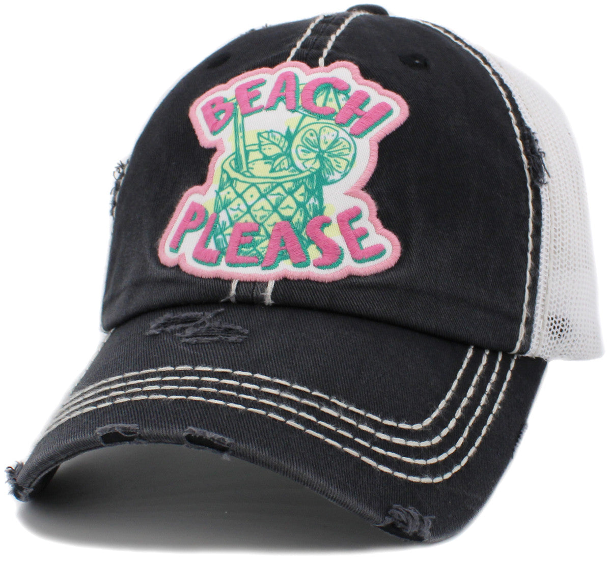 Beach Please Cocktail Trucker Hat