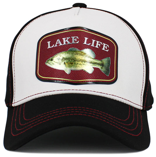 Lake Life Trucker Hat - Bass Fishing