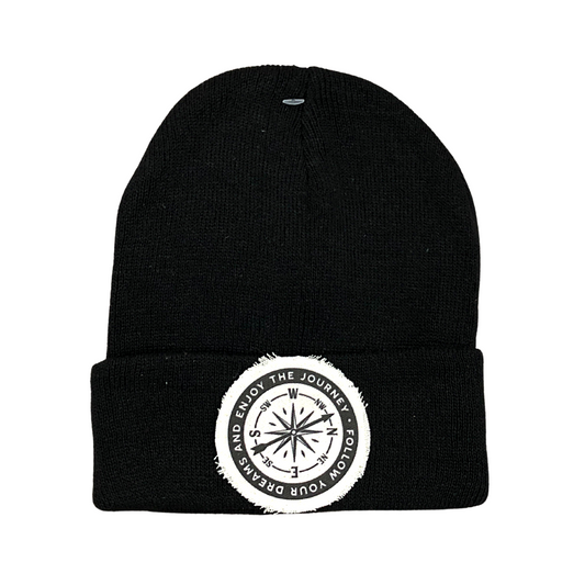 Sassy Beanie Hat - Enjoy the Journey Compass