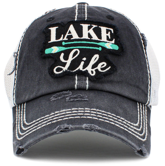 Lake Life Hat - Black