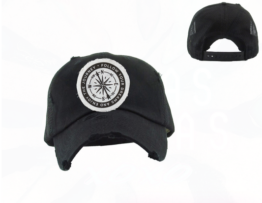 Enjoy The Journey Compass Trucker Hat